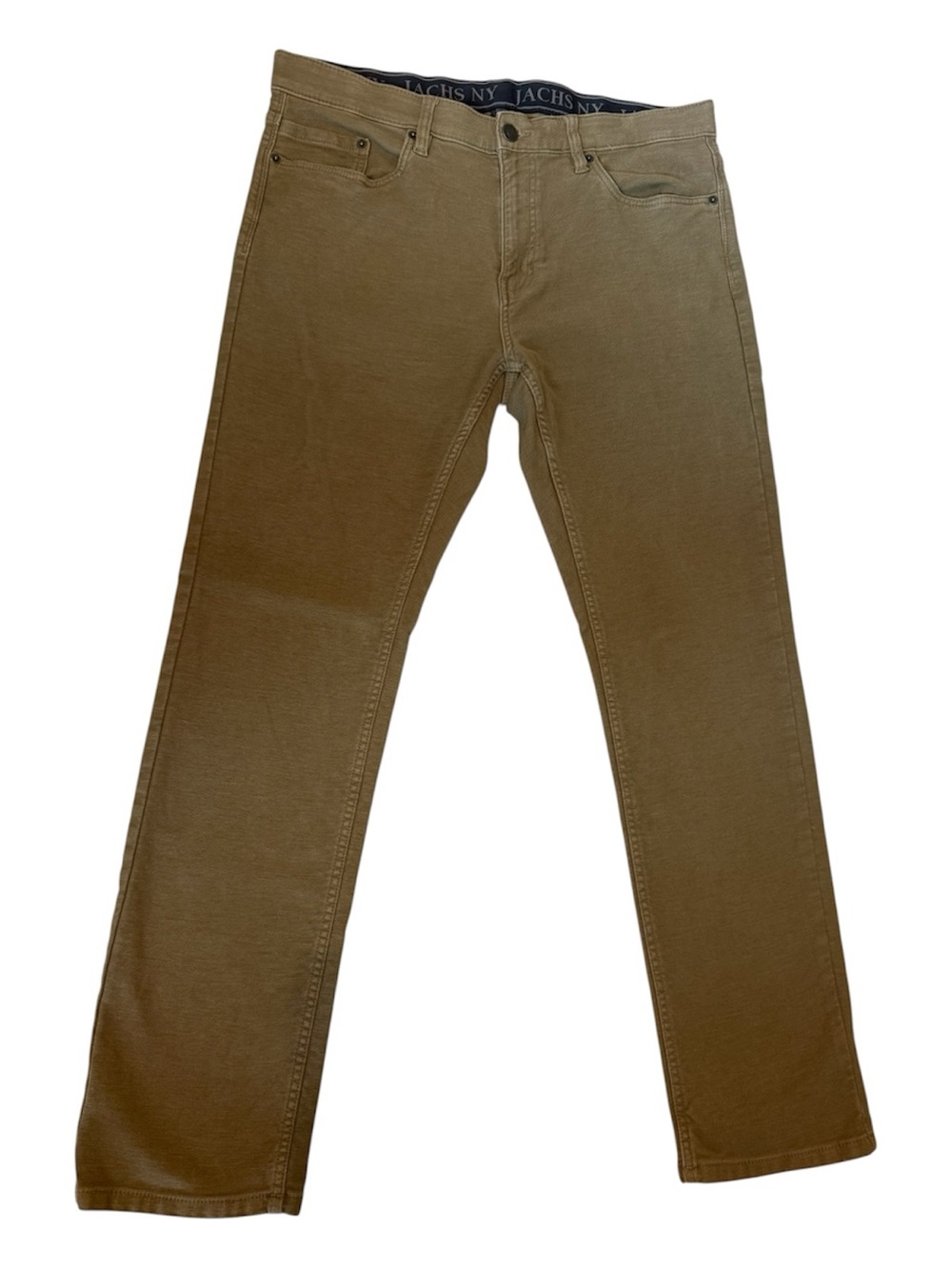JACHS NY Men’s Brown 5-Pocket Straight Fit Pants - Size 36 x 32